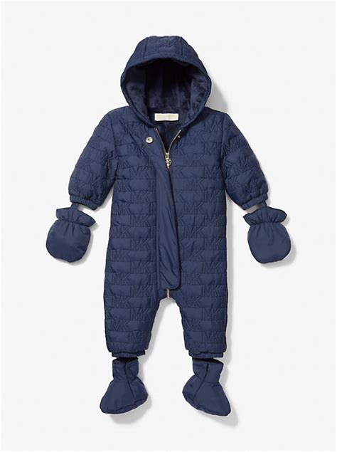 Quilted Signature Logo Baby Snowsuit 